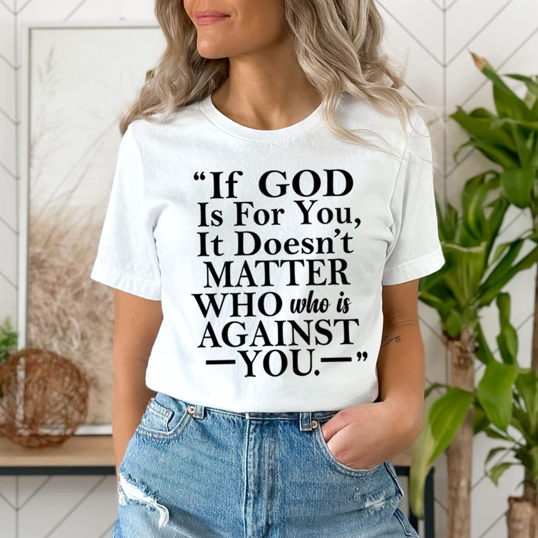 Who Is Against You  - Unisex T-Shirt