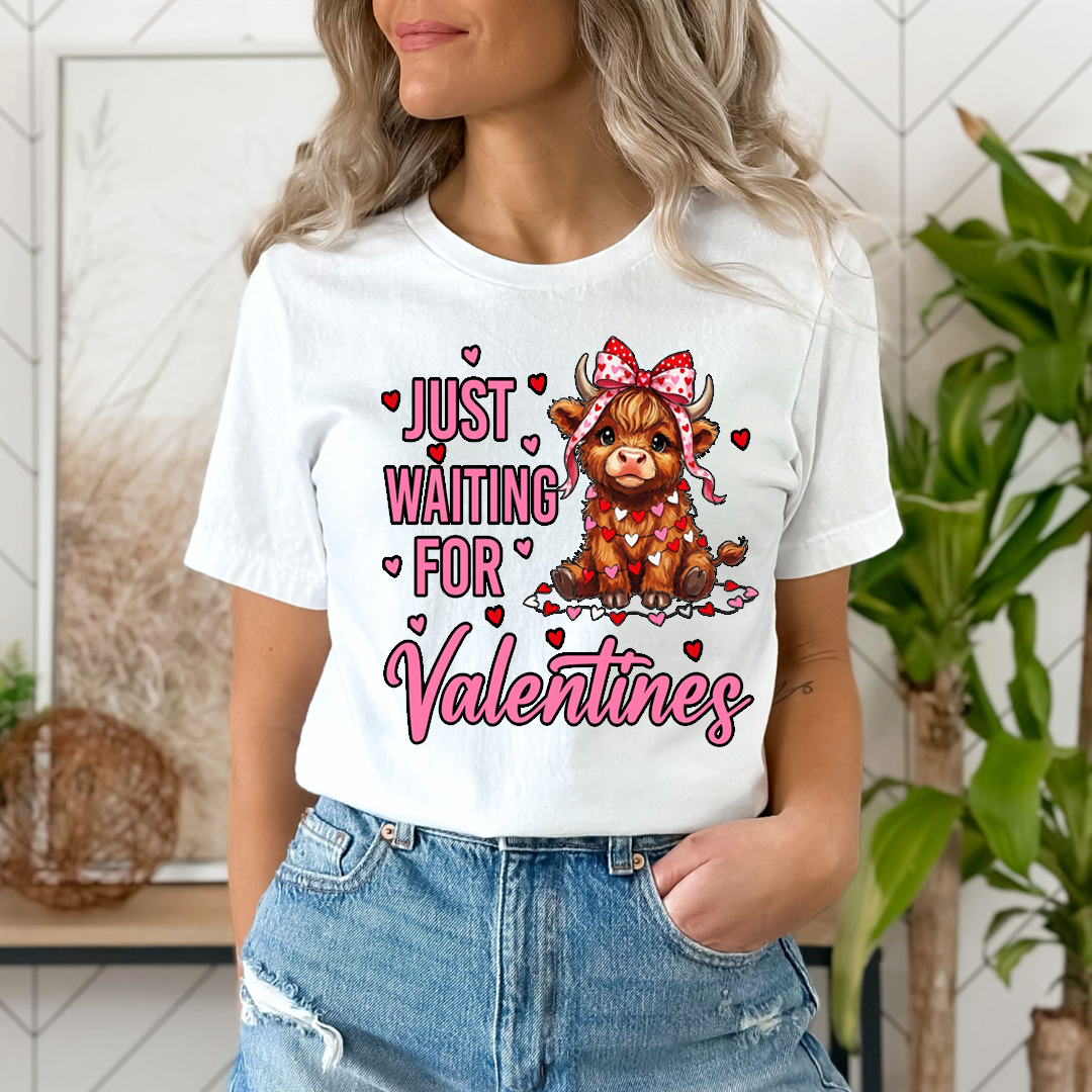 Just Waiting For Valentine - Unisex T-Shirt