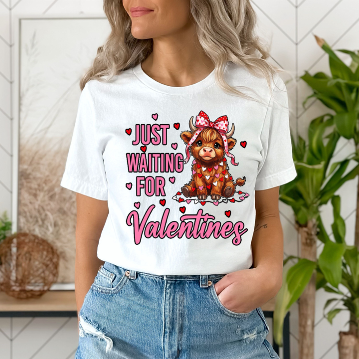 Just Waiting For Valentine - Unisex T-Shirt
