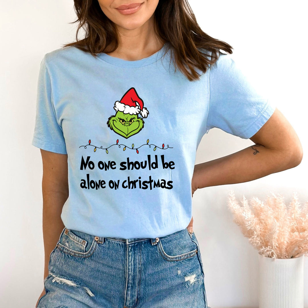 No One Should Be Alone On Christmas - Bella canvas