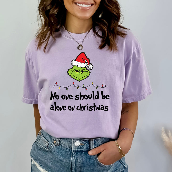 No One Should Be Alone On Christmas - Bella canvas