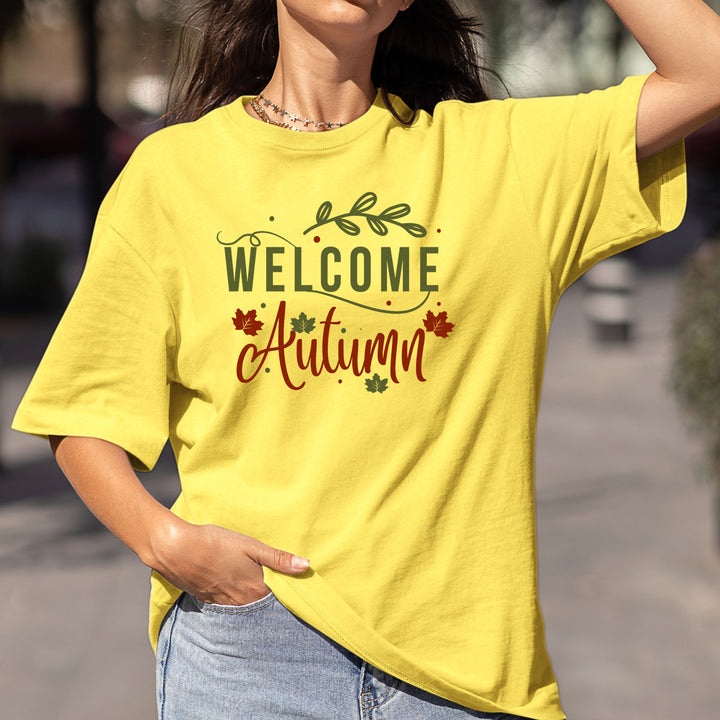 Welcome Autumn- Bella canvas