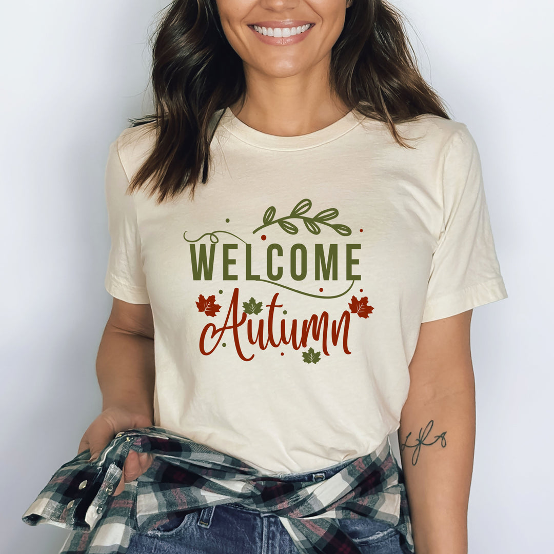 Welcome Autumn- Bella canvas