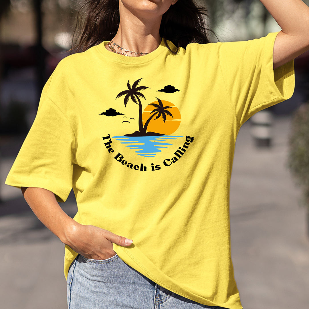 Beach Is Calling - Bella canvas