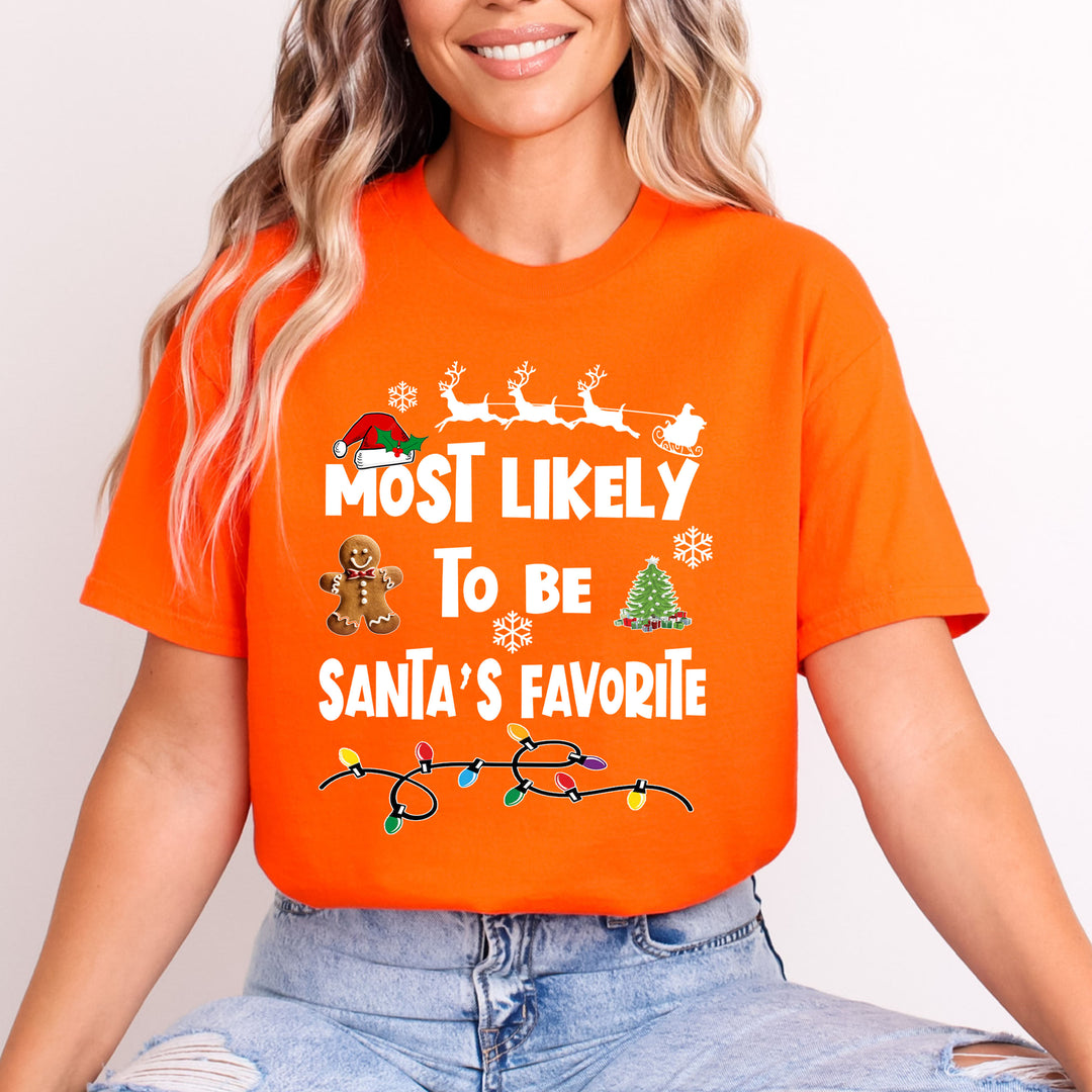 Most Likely To Be Santa's Favorite  - Bella canvas