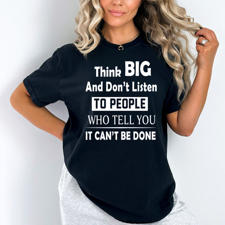 Don't Listen To The People - Bella canvas