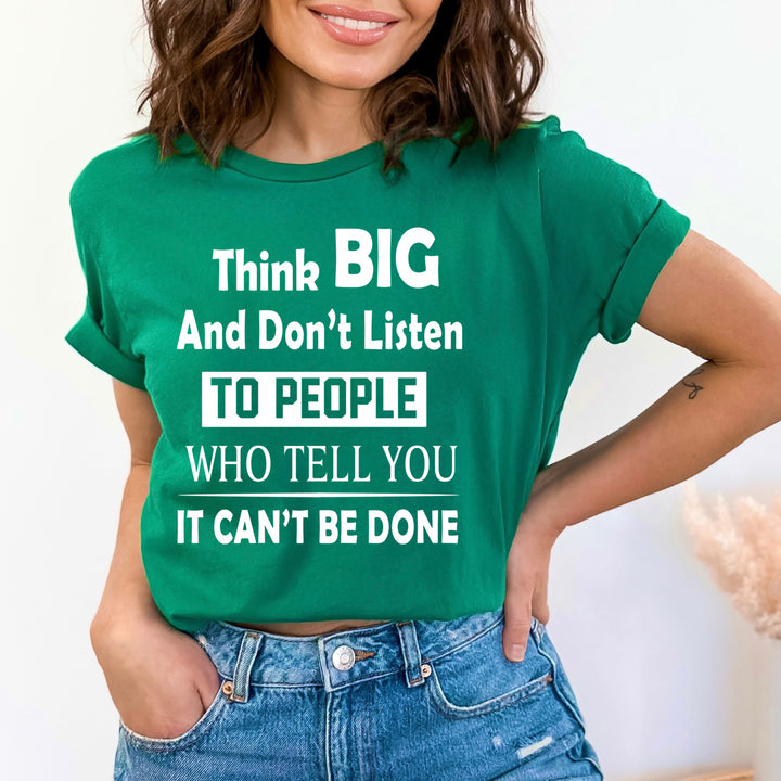 Don't Listen To The People - Bella canvas