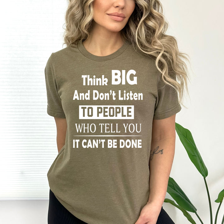 Don't Listen To The People - Bella canvas