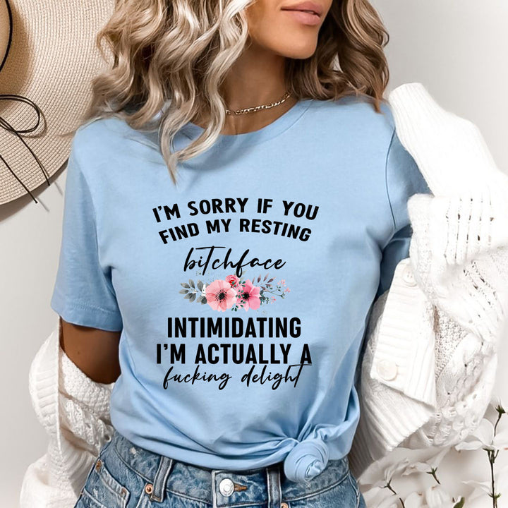 I'm Actually A Fucking Delight - Bella Canvas