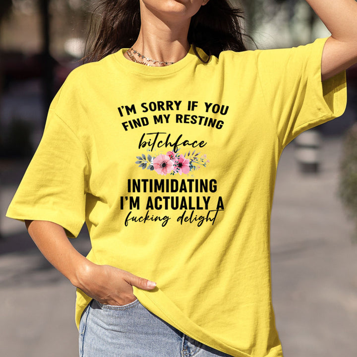 I'm Actually A Fucking Delight - Bella Canvas