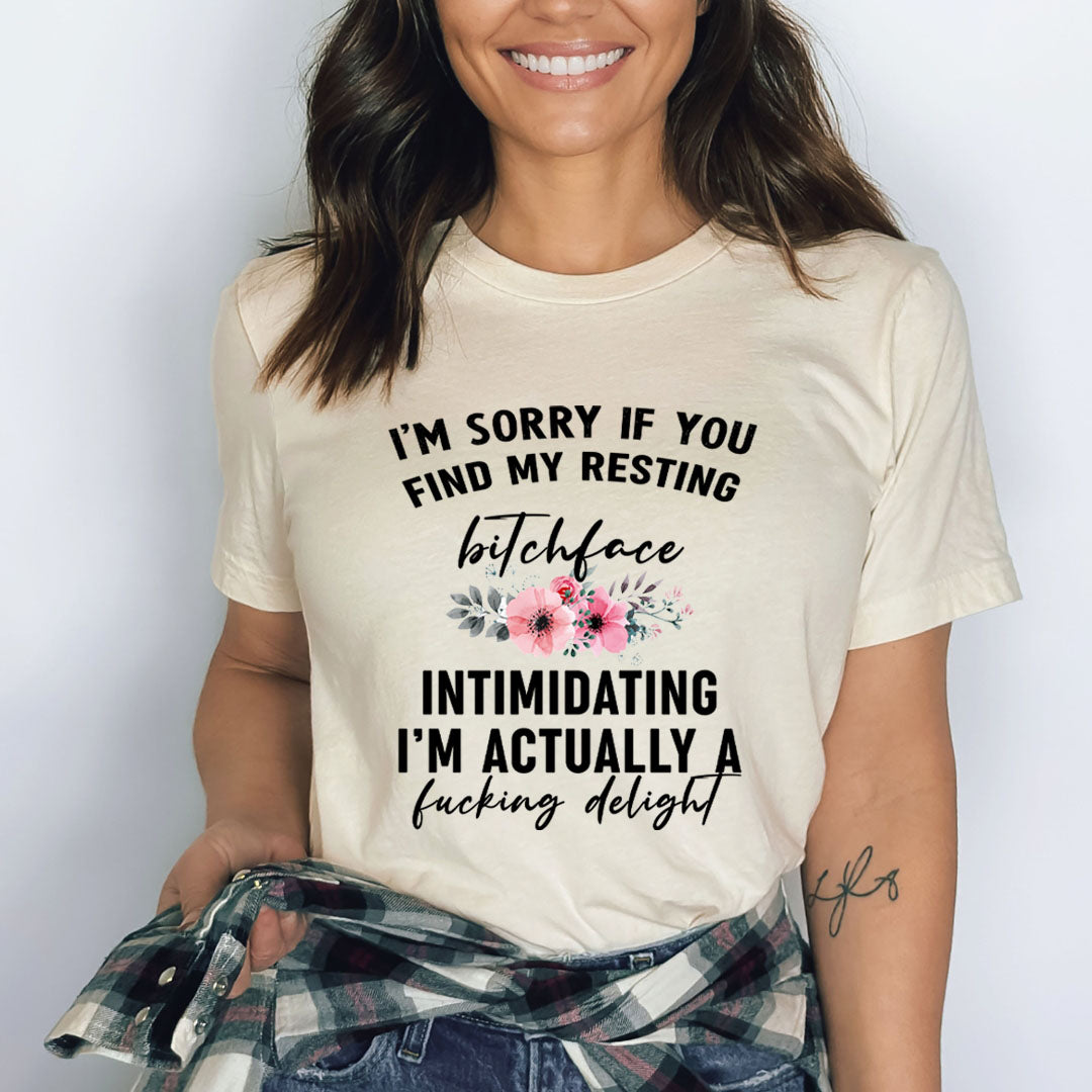 I'm Actually A Fucking Delight - Bella Canvas