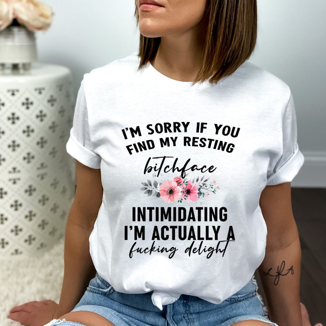 I'm Actually A Fucking Delight - Bella Canvas