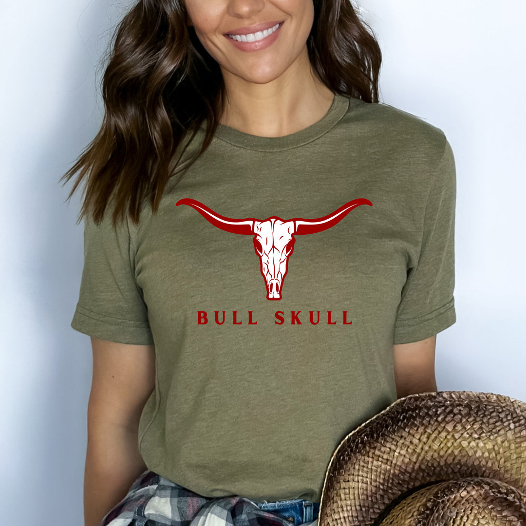 Bull And Skull - Bella Canvas