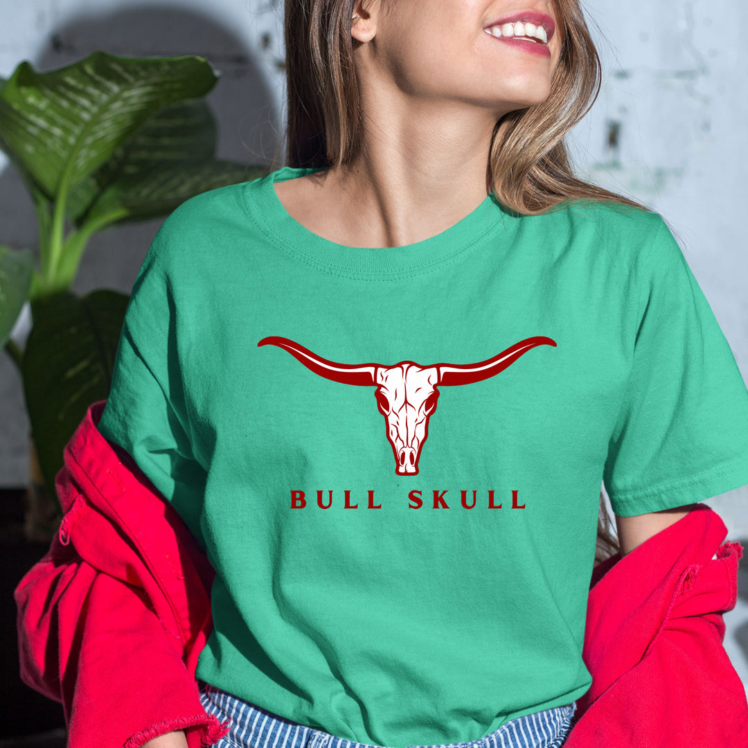 Bull And Skull - Bella Canvas
