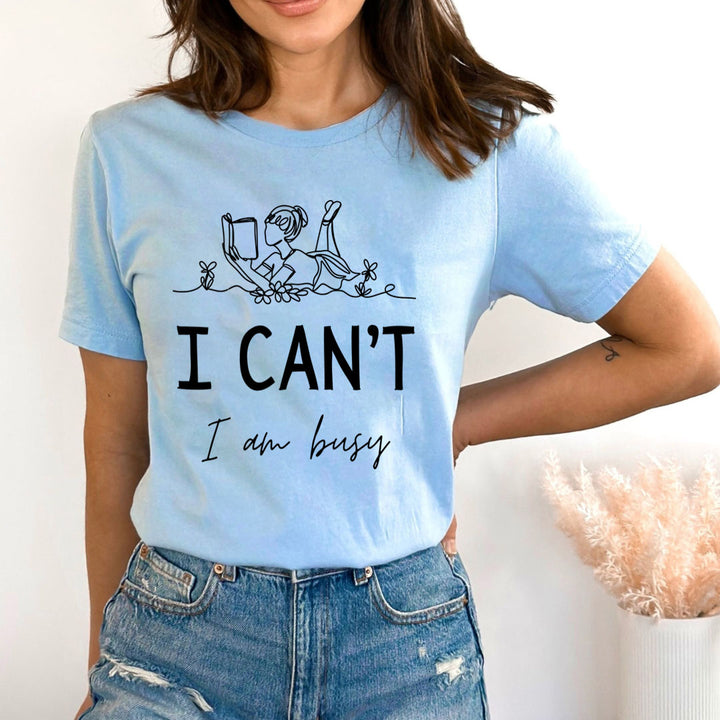 I Can't I Am Busy - Bella canvas