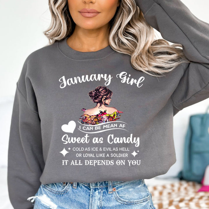 January Girl Sweet As Candy - Cozy & Soft.