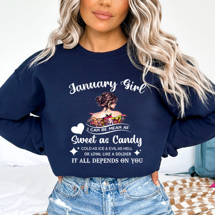 January Girl Sweet As Candy - Cozy & Soft.