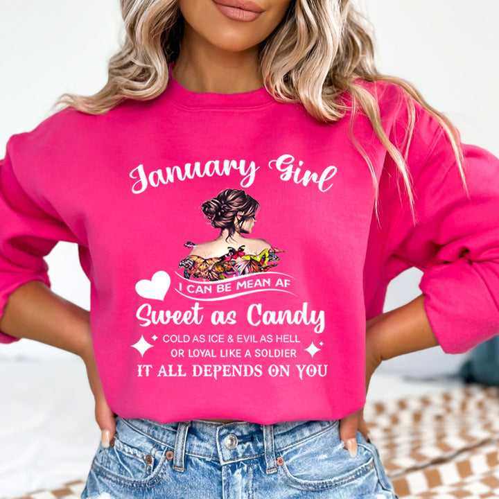 January Girl Sweet As Candy - Cozy & Soft.