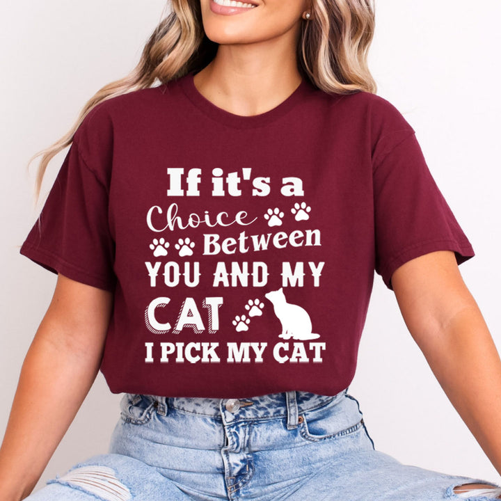 I Pick My Cat - Bella canvas