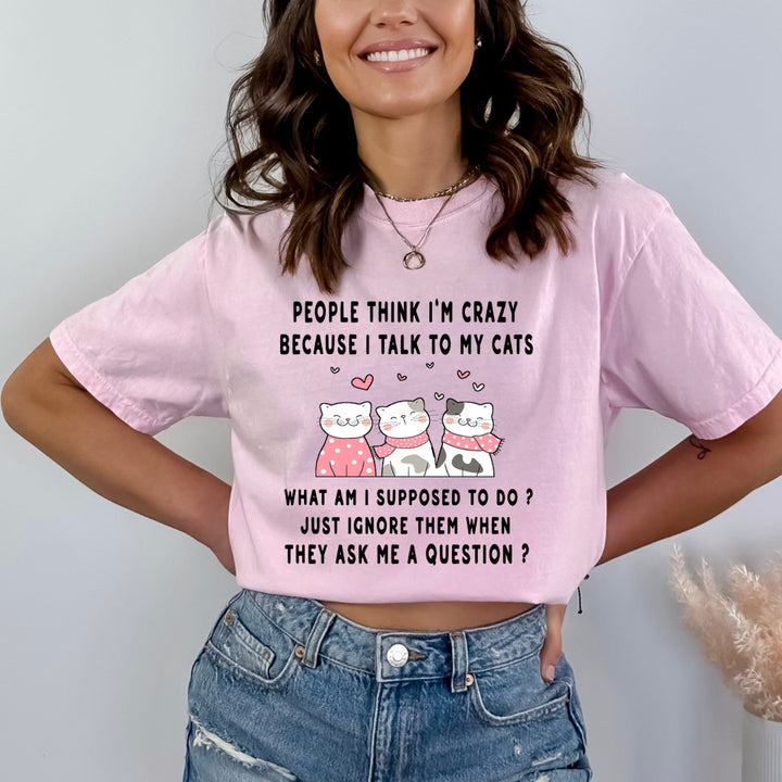 I Talk To My Cats - Bella canvas