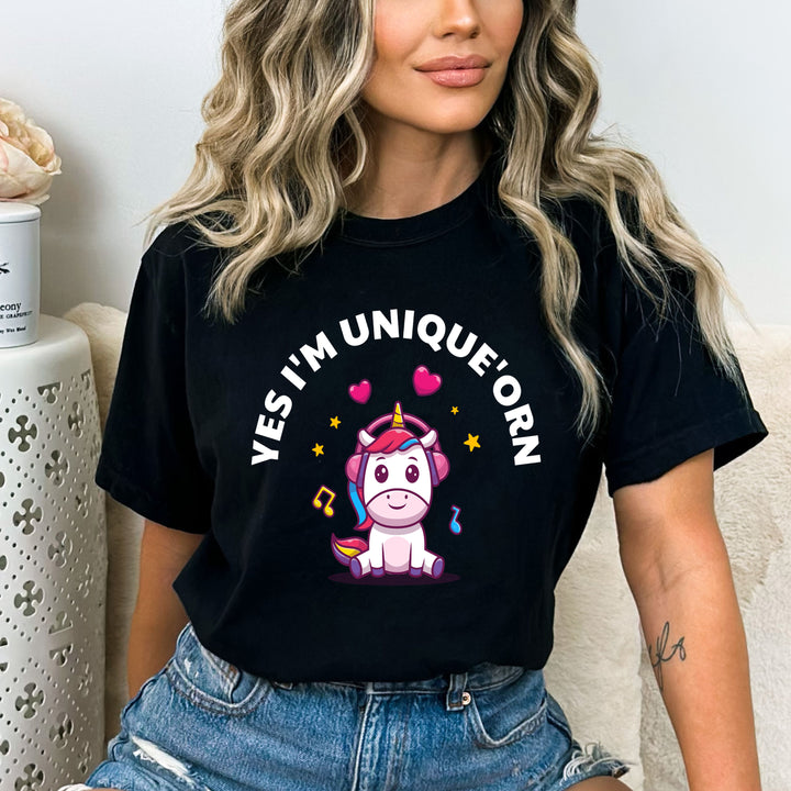 Yes I'm Unique'orn -Bella Canvas