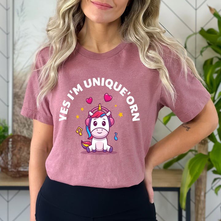 Yes I'm Unique'orn -Bella Canvas