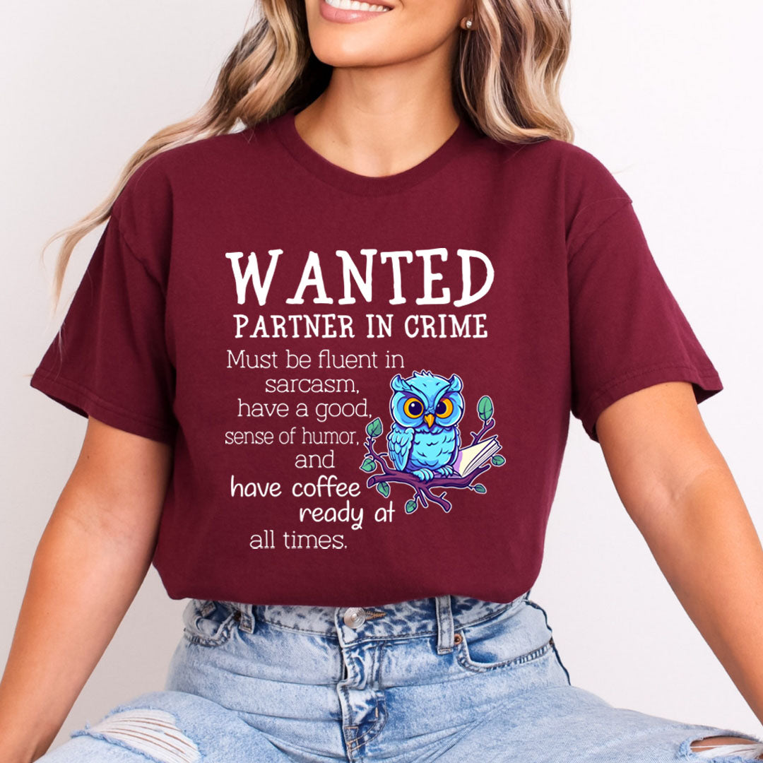 Wanted Partner In Crime - Bella canvas