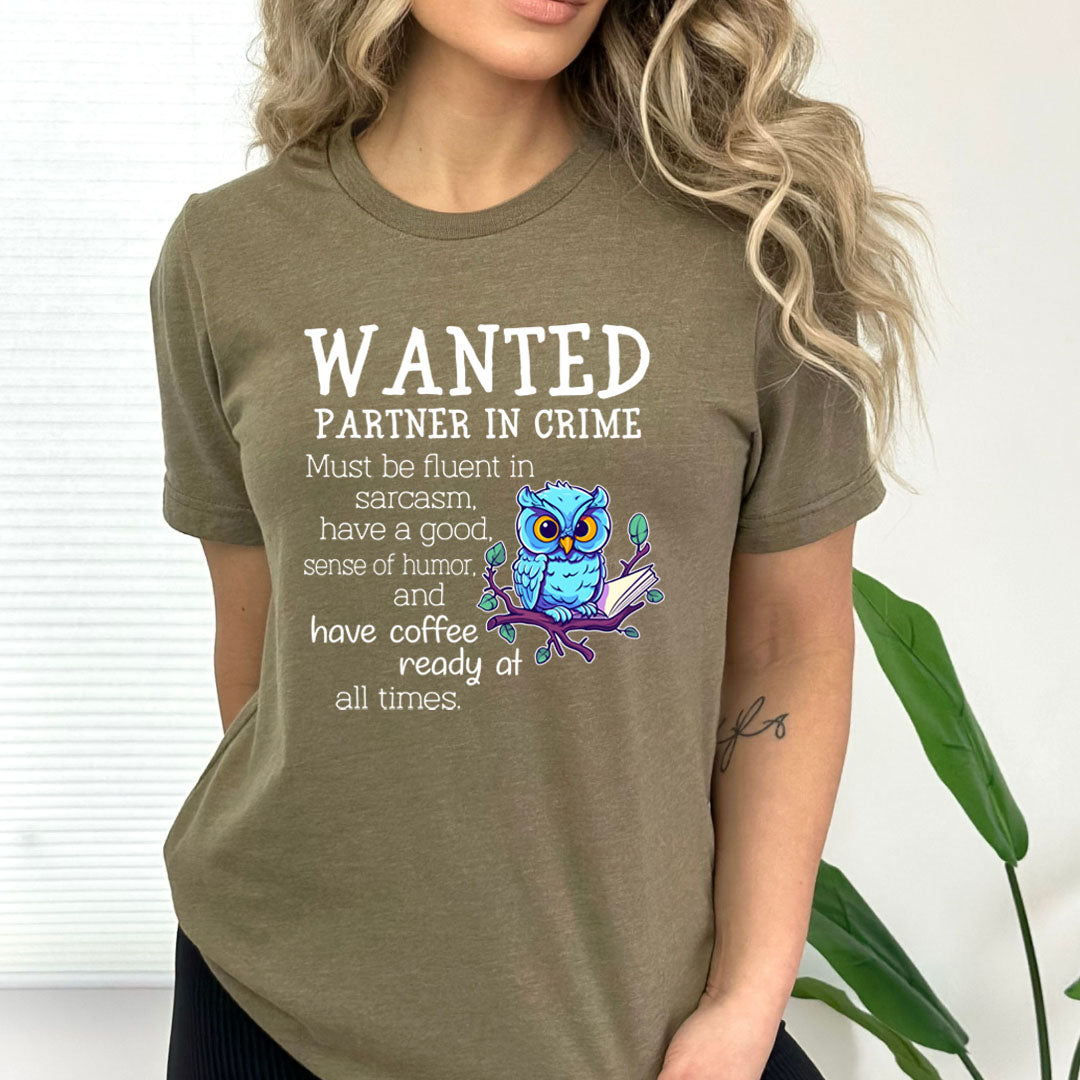 Wanted Partner In Crime - Bella canvas