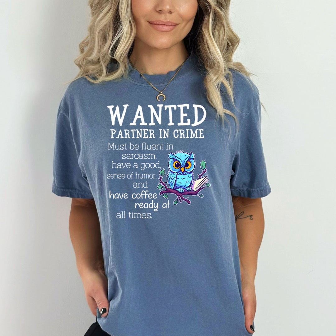 Wanted Partner In Crime - Bella canvas