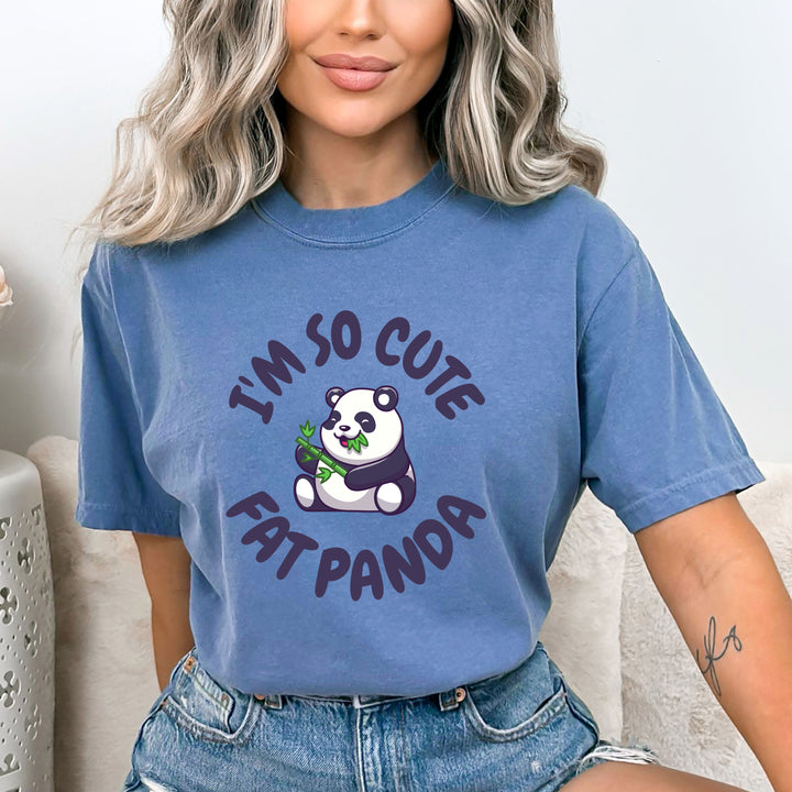 I'm So Cute Fat Panda - Bella Canvas