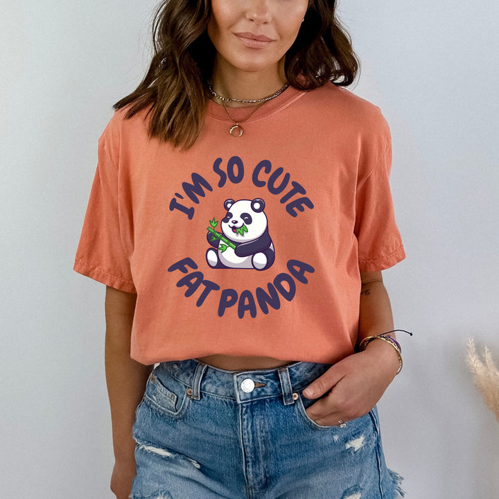 I'm So Cute Fat Panda - Bella Canvas