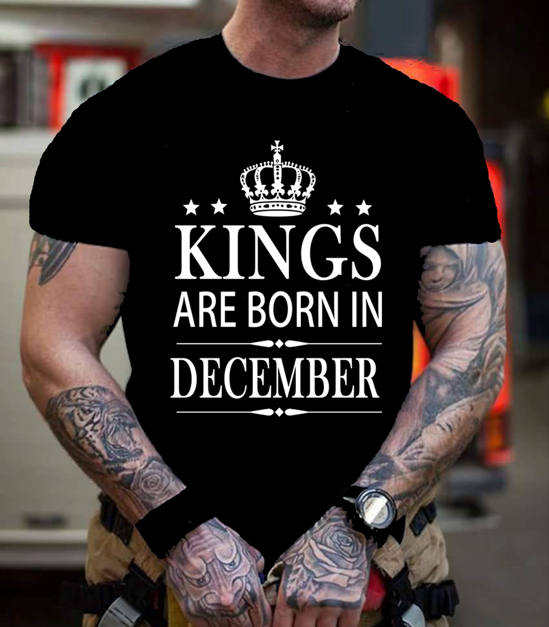 King Are Born In December - Men's Tee