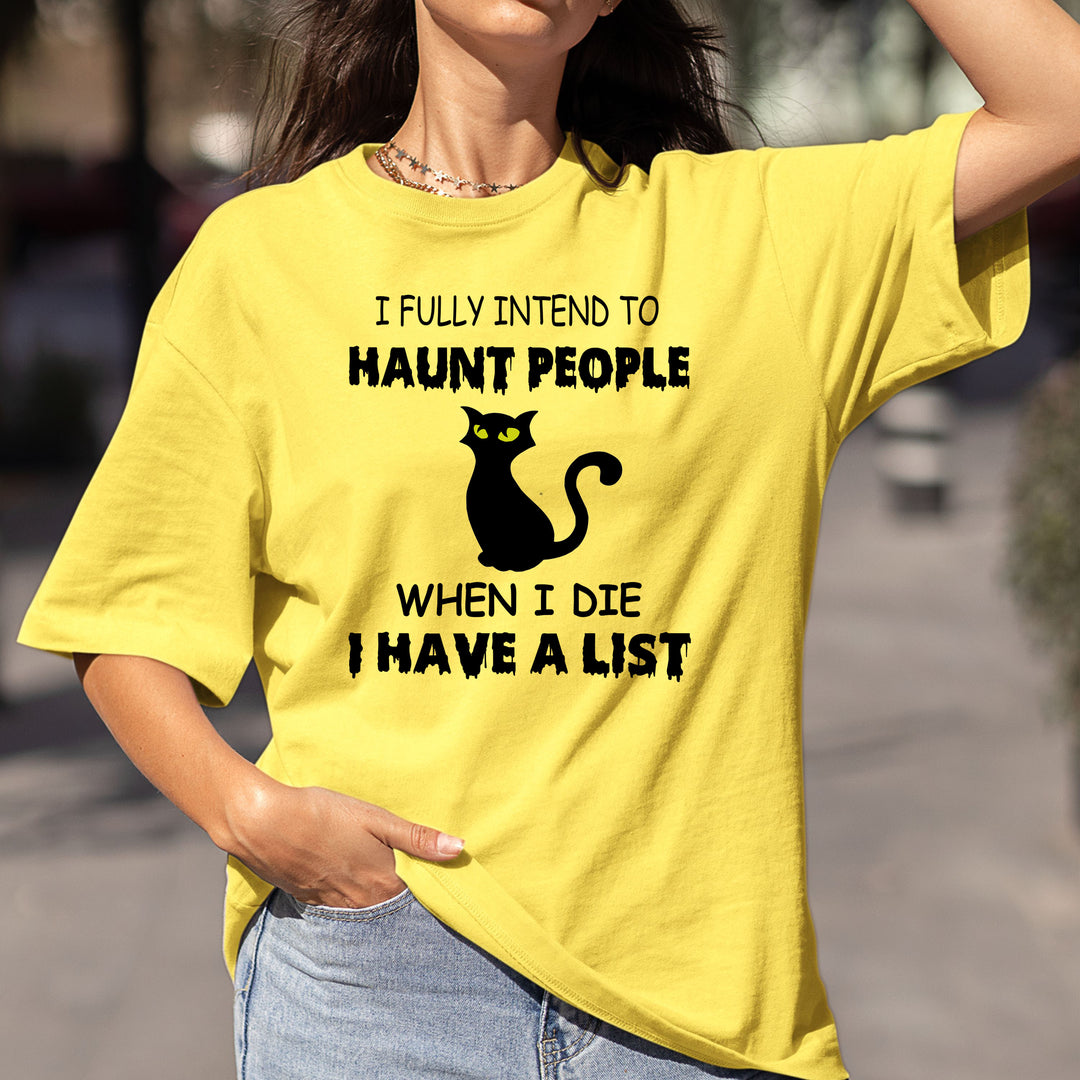 I Fully Intend To Haunt People - Bella canvas