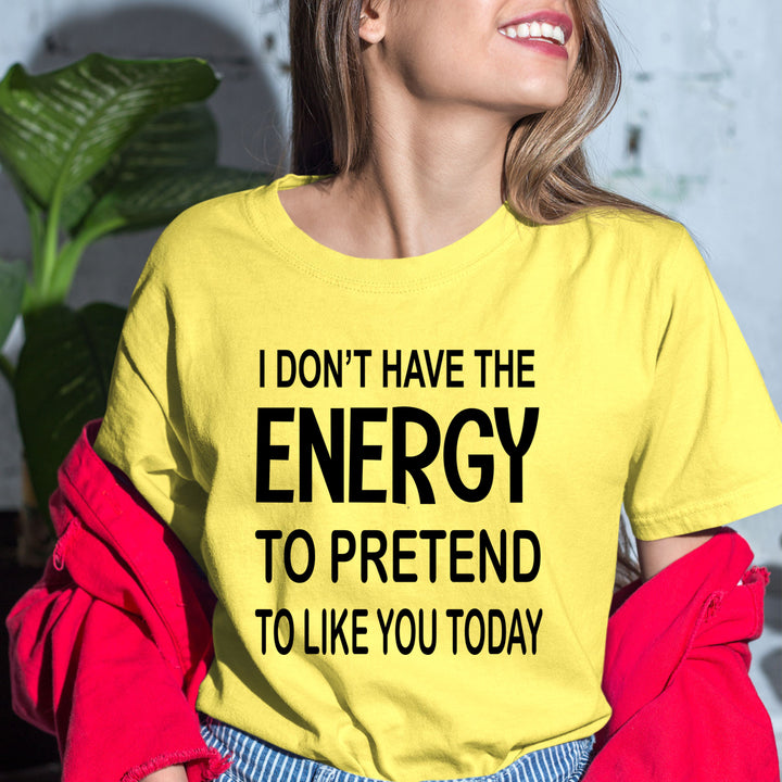 I Don't Have The Energy - Bella Canvas