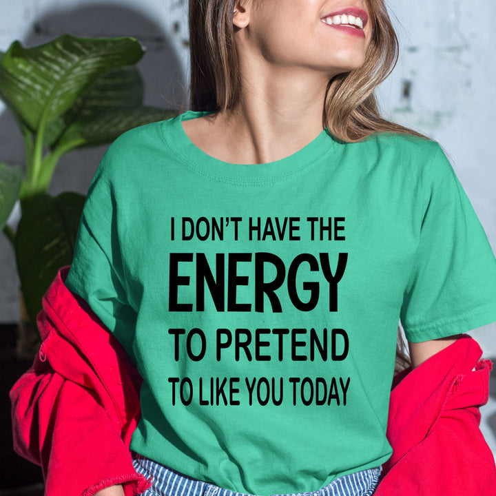 I Don't Have The Energy - Bella Canvas