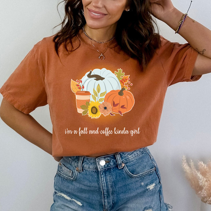 I'm A Fall And Coffee Kinda Girl - Bella Canvas