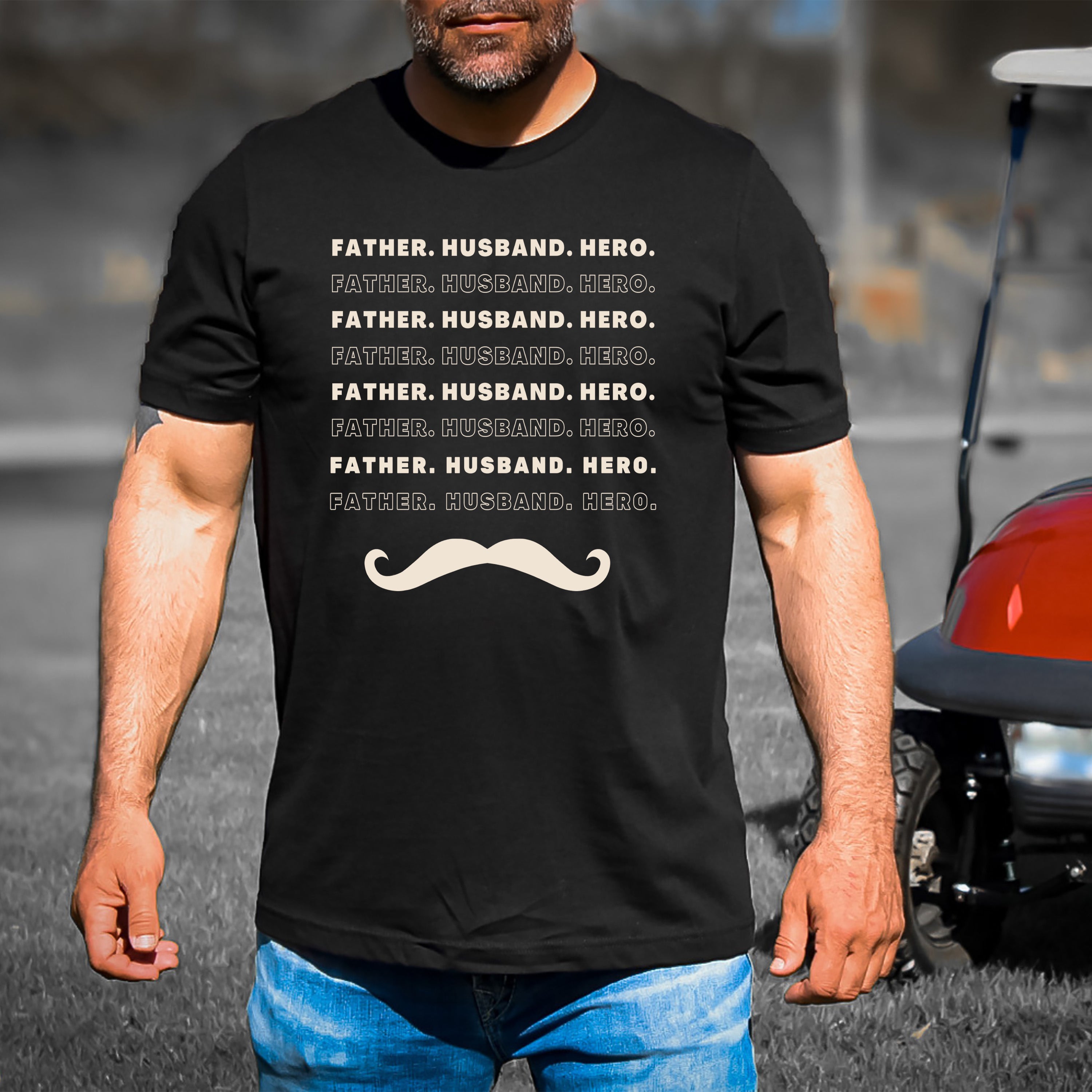 Father Husband Hero - Men's Tee