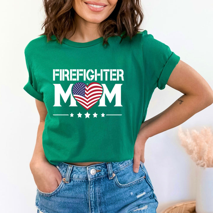 Firefighter Mom - Bella canvas