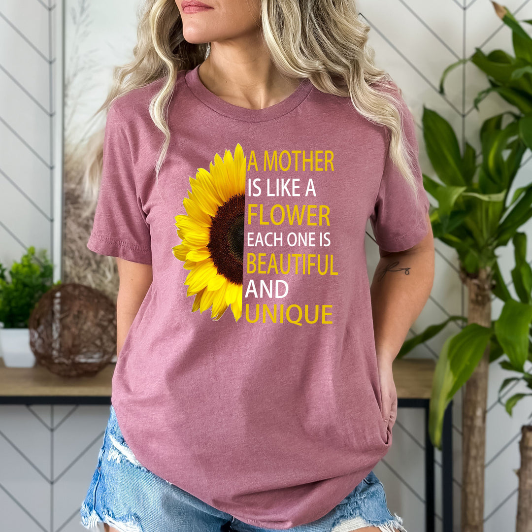 A Mother Is Like A Flower - Bella canvas
