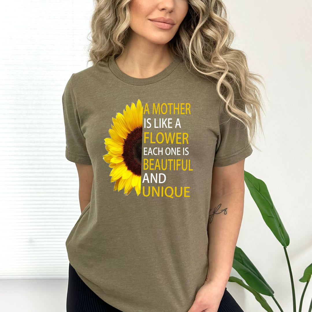A Mother Is Like A Flower - Bella canvas