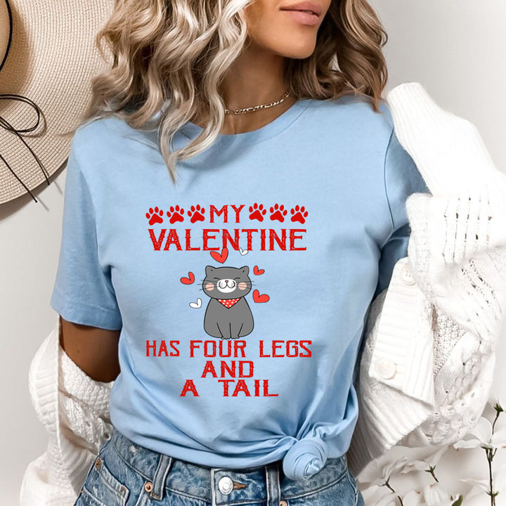 My Valentine Has Four Paws - Bella canvas