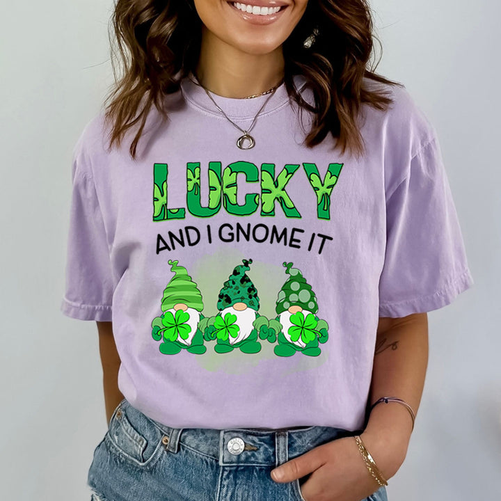 Lucky And I Gnome It - Bella canvas