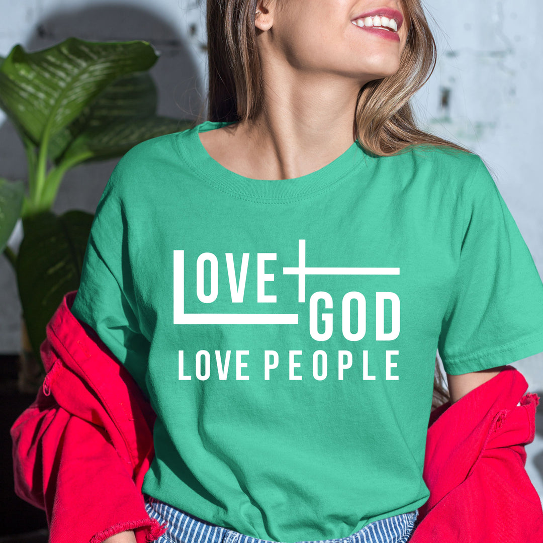 Love God Love People - Bella Canvas