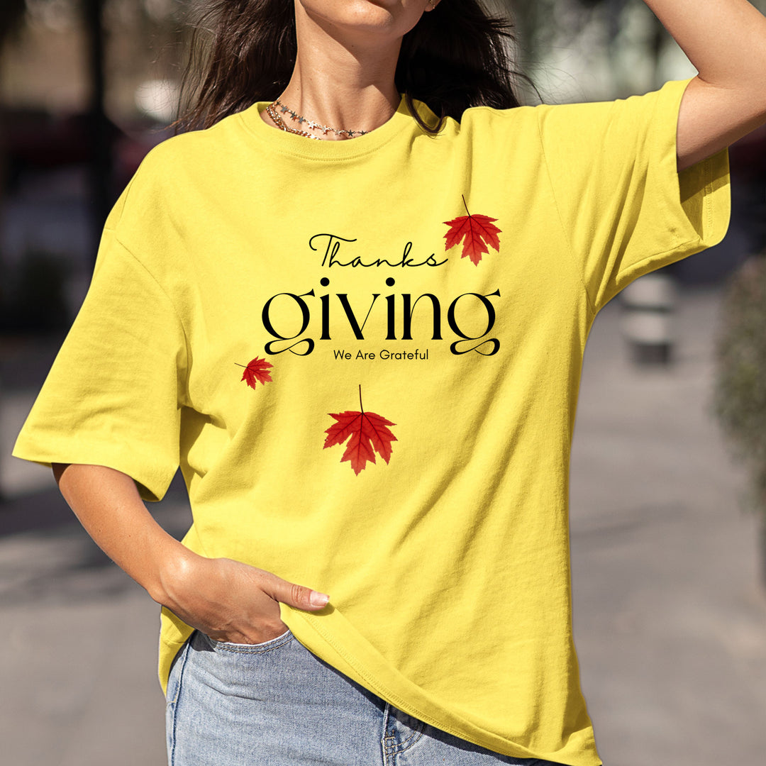 Thanksgiving We Are Grateful - Bella Canvas