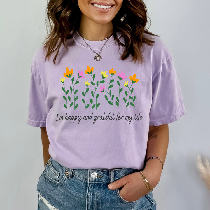 Grateful For My Life- Bella Canvas