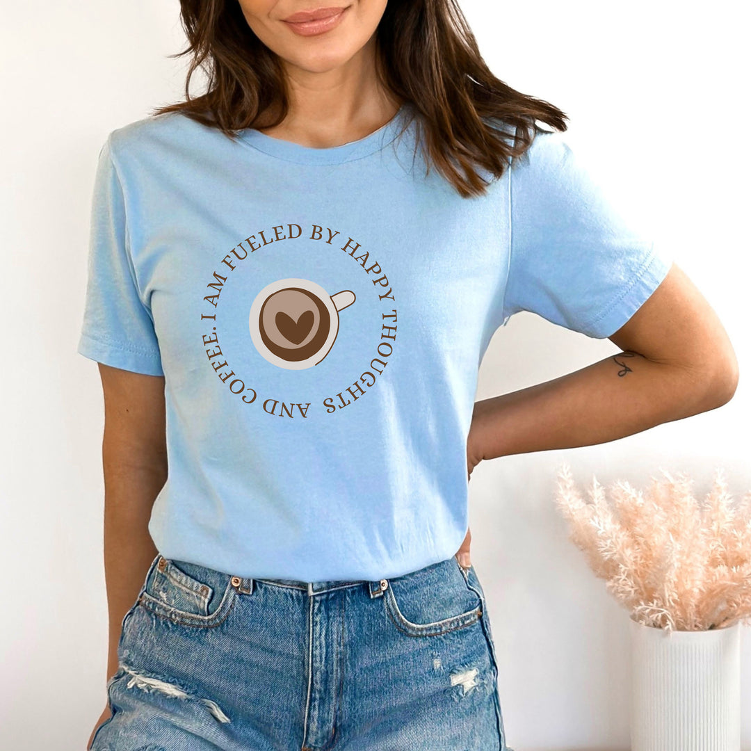 Happy Thoughts And Coffee - Bella Canvas