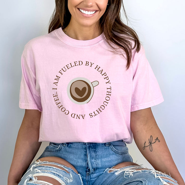 Happy Thoughts And Coffee - Bella Canvas