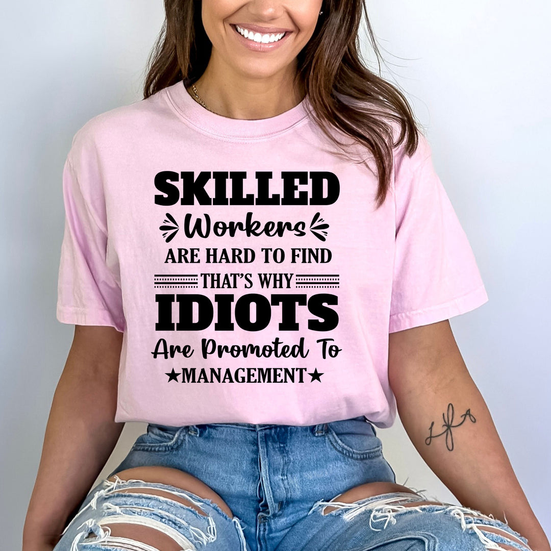 Idiots Are Promoted To Management - Bella canvas