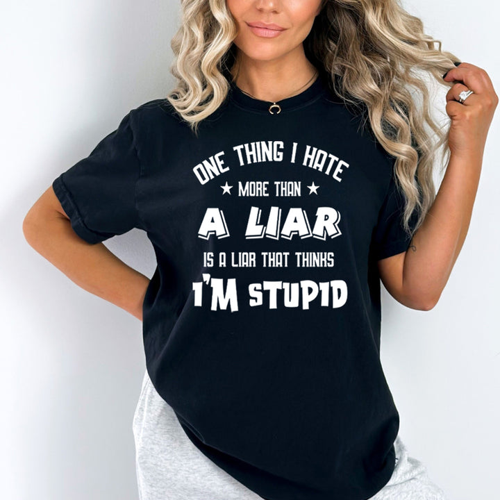 A Liar Is A Liar - Bella canvas