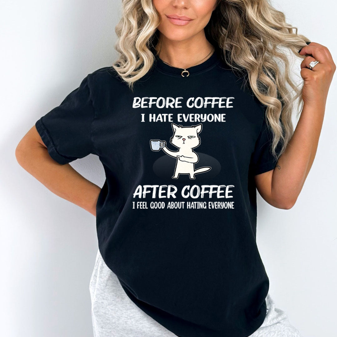 Before Coffee I Hate Everyone - Bella canvas